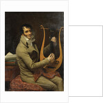 Portrait of Jean-Dominique Fabry Garat Playing a Lyre, ca 1802-1805 by Anonymous