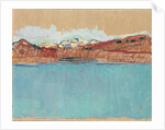 Lake Geneva with Mont Blanc in the Afternoon, 1918 by Anonymous