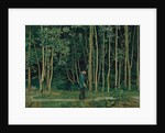 Walking at the forest edge, ca 1885 by Anonymous