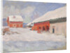 Norway. Red Houses at Björnegaard, 1895 by Anonymous