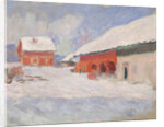 Norway. Red Houses at Björnegaard, 1895 by Anonymous