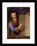 Moses with the Ten Commandments, c. 1650-1660 by Anonymous