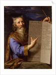 Moses with the Ten Commandments, c. 1650-1660 by Anonymous