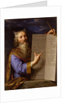 Moses with the Ten Commandments, c. 1650-1660 by Anonymous