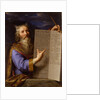 Moses with the Ten Commandments, c. 1650-1660 by Anonymous