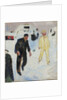 Black and Yellow Men in Snow, 1910-1912 by Anonymous