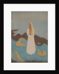 Young Woman on the Beach, 1896 by Anonymous