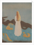 Young Woman on the Beach, 1896 by Anonymous