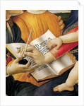 Madonna of the Magnificat (Detail), 1483 by Anonymous