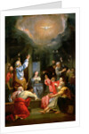 The descent of the Holy Spirit (Pentecost) by Anonymous