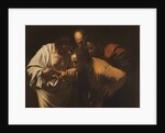 The Incredulity of Saint Thomas, 1600-1601 by Anonymous