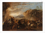 Battle between the Israelites and the Amalekites by Anonymous