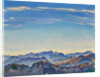 Vaud Alps seen from the Rochers de Naye, 1917 by Anonymous