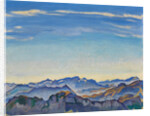 Vaud Alps seen from the Rochers de Naye, 1917 by Anonymous
