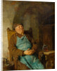 Brew master smoking a cigar, 1882 by Anonymous