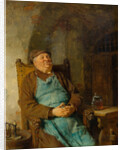 Brew master smoking a cigar, 1882 by Anonymous