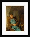 Brew master smoking a cigar, 1882 by Anonymous