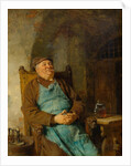 Brew master smoking a cigar, 1882 by Anonymous