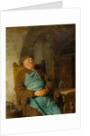 Brew master smoking a cigar, 1882 by Anonymous