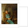 Brew master smoking a cigar, 1882 by Anonymous