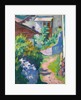 House and way in Capolago, 1921 by Anonymous