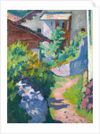 House and way in Capolago, 1921 by Anonymous
