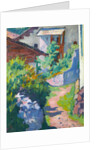 House and way in Capolago, 1921 by Anonymous