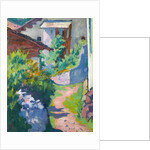 House and way in Capolago, 1921 by Anonymous