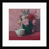 Green vase and white bowl, 1919 by Anonymous