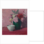 Green vase and white bowl, 1919 by Anonymous