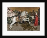 Saint George Killing the Dragon, ca 1460 by Anonymous