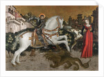 Saint George Killing the Dragon, ca 1460 by Anonymous