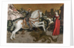 Saint George Killing the Dragon, ca 1460 by Anonymous
