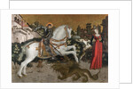 Saint George Killing the Dragon, ca 1460 by Anonymous
