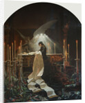 Empress Elisabeth of Austria at the bier of Ferenc Deák, 1877 by Anonymous