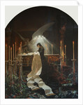 Empress Elisabeth of Austria at the bier of Ferenc Deák, 1877 by Anonymous