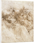 A group of five grotesque heads, ca 1493 by Anonymous