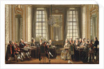 Conversation at Drottningholms Palace, 1779 by Anonymous