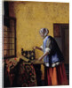 Woman Weighing Gold, ca 1662 by Anonymous