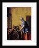 Woman Weighing Gold, ca 1662 by Anonymous