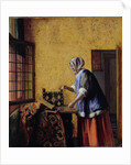 Woman Weighing Gold, ca 1662 by Anonymous