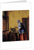 Woman Weighing Gold, ca 1662 by Anonymous