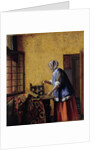Woman Weighing Gold, ca 1662 by Anonymous