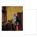 Woman Weighing Gold, ca 1662 by Anonymous