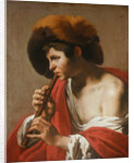Flute Player, 1621 by Anonymous