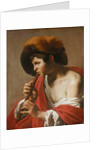 Flute Player, 1621 by Anonymous