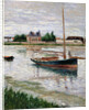 Sailboat Moored on the Seine, Argenteuil, ca 1891 by Anonymous