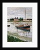 Sailboat Moored on the Seine, Argenteuil, ca 1891 by Anonymous