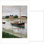 Sailboat Moored on the Seine, Argenteuil, ca 1891 by Anonymous