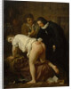 Scene from the Fable La Jument du compère Pierre (The Mare of Peasant Pierre) by Jean de La Fontaine by Anonymous
